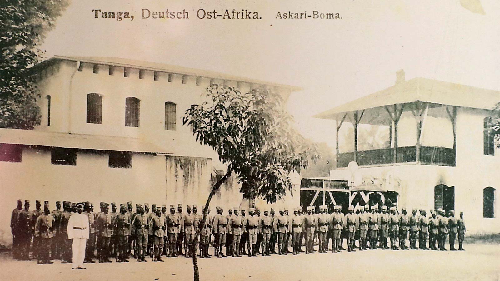 Die Kaserne, in der die „Askari“, von Deutschen angeheuerte Söldner, untergebracht wurden