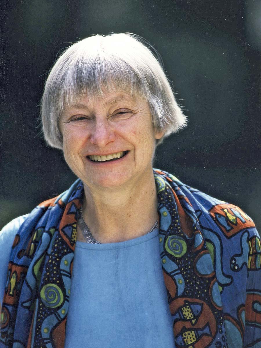 Dorothee Sölle (1929–2003), Foto von 1996.