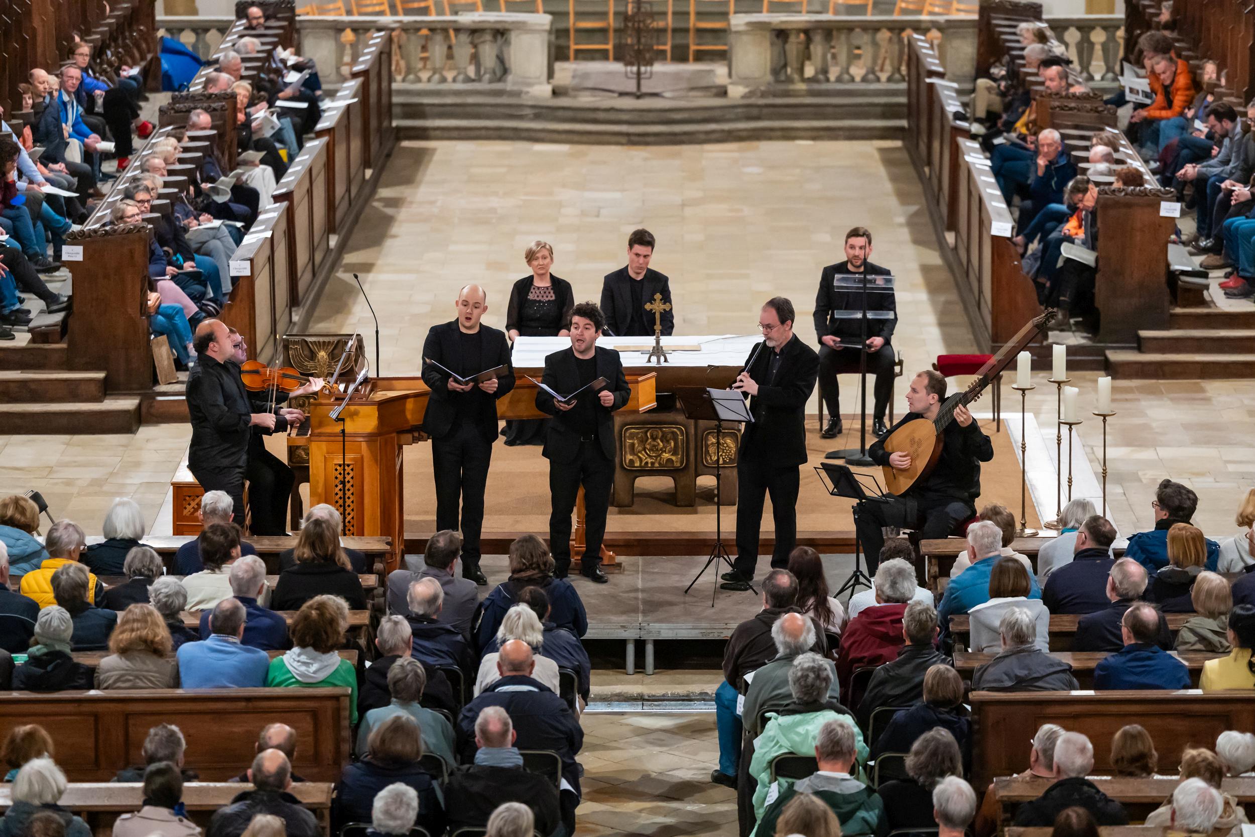 Konzert von The Marian Consort & The Illyria Consort in der Dominikanerkirche in Regensburg am 17. Mai 2024.