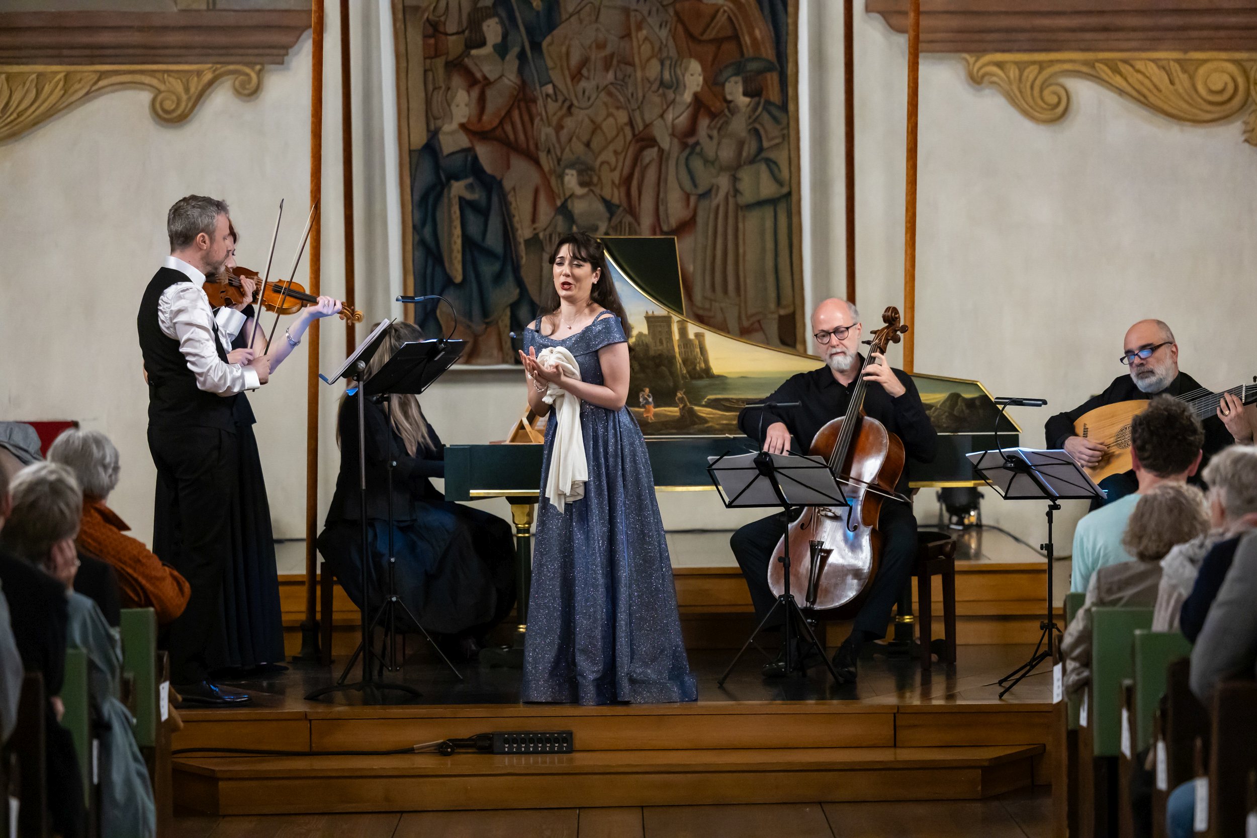 Konzert von Francesca Aspromonte und Arsenale Sonoro im Reichssaal zu Regensburg am 19. Mai 2024.Mai 2024.