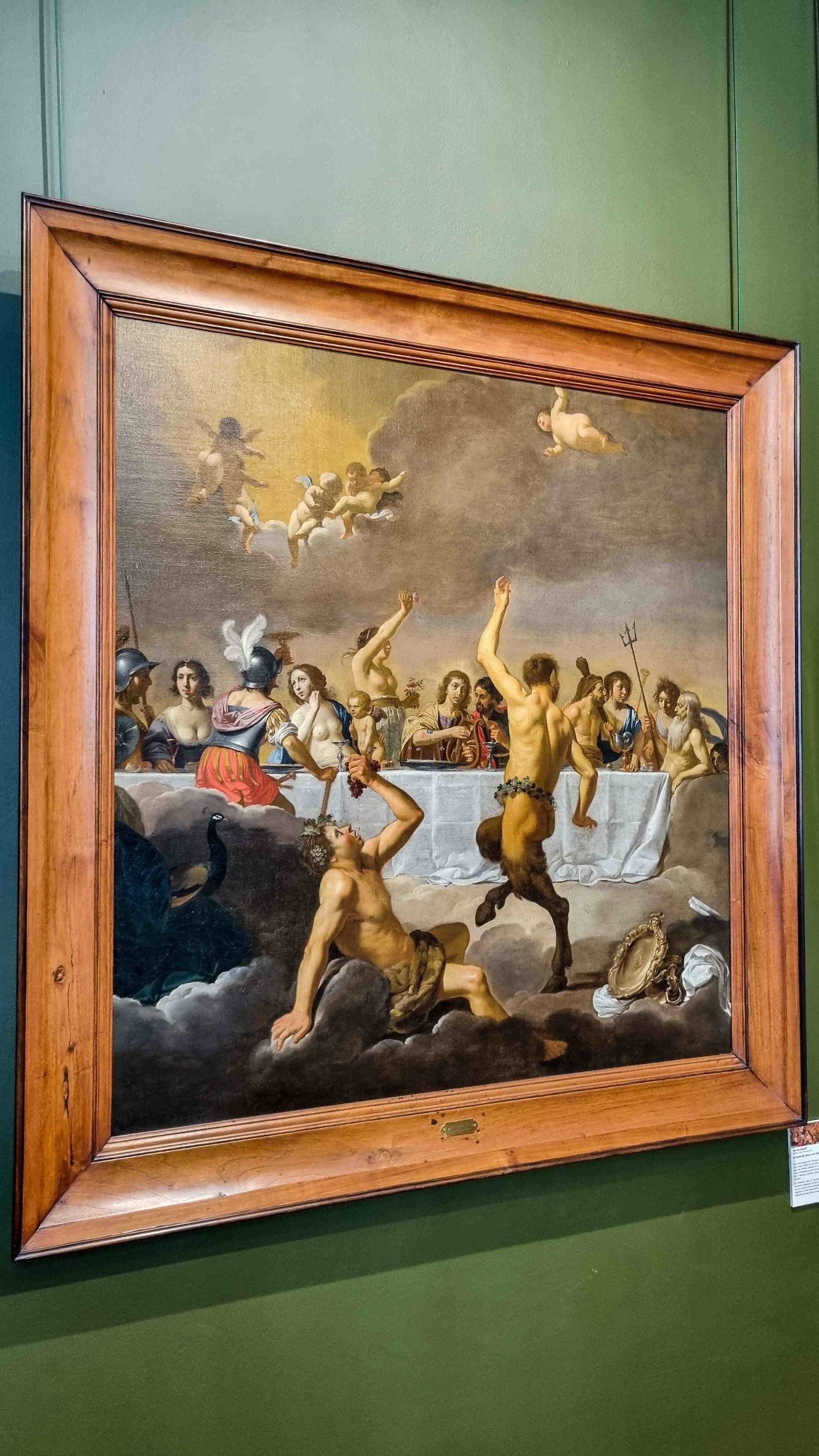 Das Gemälde "Das Fest der Götter" des niederländischen Malers Jan van Biljert, entstanden um 1635-1640.