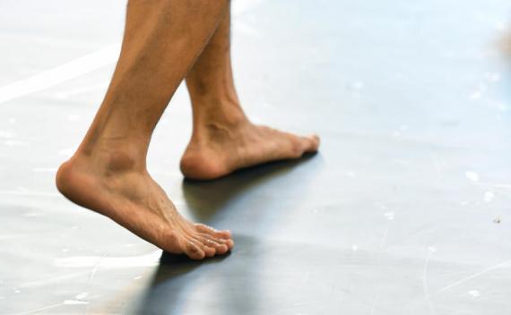 Füße eines Tänzers
