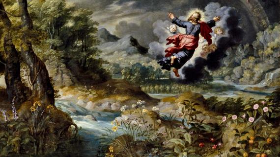 Jan Brueghel der Jüngere (1601 – 1678): „Gott erschafft Himmel und Erde“, undatiert.