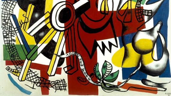 Fernand Léger (1881 – 1955): „Adieu New York“, 1946.