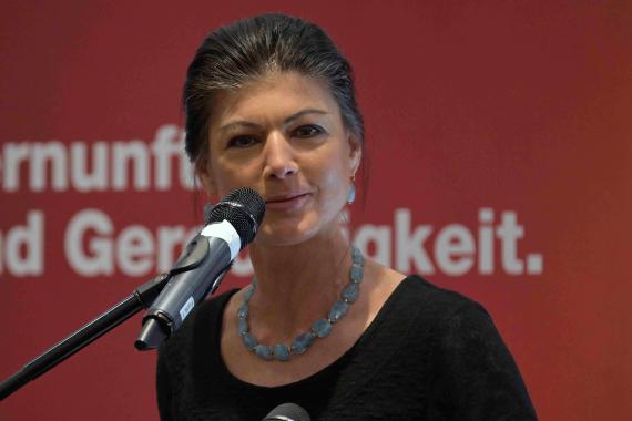 Sahra Wagenknecht, Gründerin und Namensgeberin des BSW, am 29. Juni 2024 in Potsdam.
