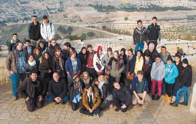 Exkursion nach Jerusalem in Sachen Religion, Januar 2014. Foto: aphorisma-Verlag, Lukas Faust