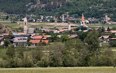 Die Gemeinwohlgemeinden Mals und Latsch in Südtirol. Foto: dpa/ Rodemann