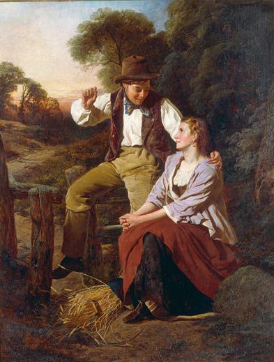 William Henry Midwood: &quot;Der Heiratsantrag&quot;, 1864. Foto: © Sotheby’s/akg-images