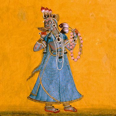 Die Göttin darf trinken: Indische Miniatur, 17. Jahrhundert. Foto: akg-images