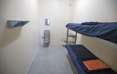 Typische Zweimannzelle in einem US-Gefängnis. Foto: Picture Alliance