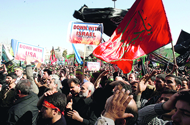 Eine „antizionistische“ Demonstration in Teheran 2008. Foto: dpa