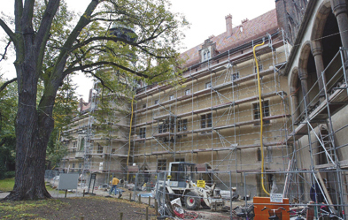 Baustelle Reformationsgedenken - auch in Wittenberg Foto: epd