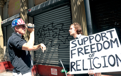 Religiöser Protest in Washington. Foto: dpa/Diane Bondareff